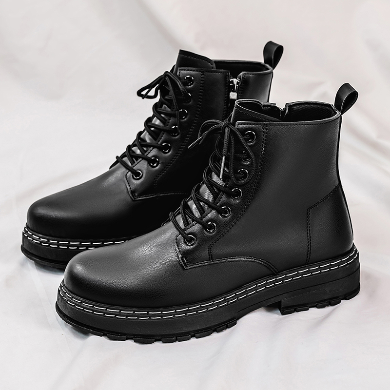 Men'S Shoes Timberland - Botas masculinas de couro envernizado preto