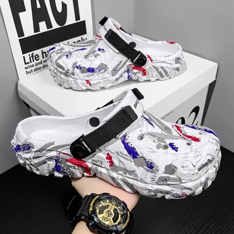 Men Shoes Runners - 1 Par de Sandálias Clogs Masculinas