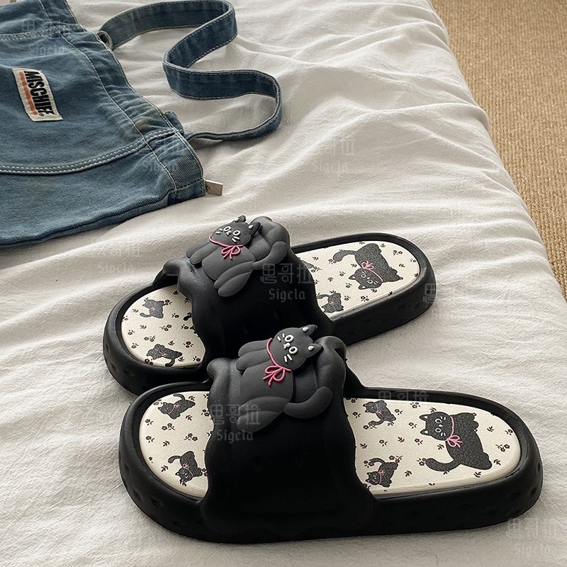 Men'S Shoes For Summer - Printting bonito urso feminino chinelos verão