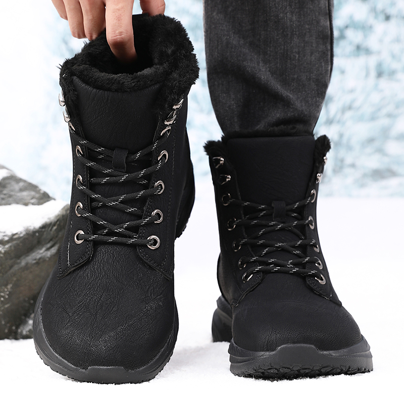 Botas de neve de inverno mascu - Hiking Boot Waterproof avaliação e preço