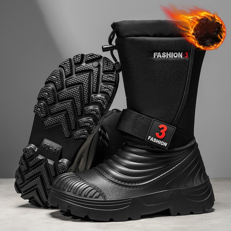 Novas botas de neve masculinas - Hiking Boot Waterproof avaliação e preço