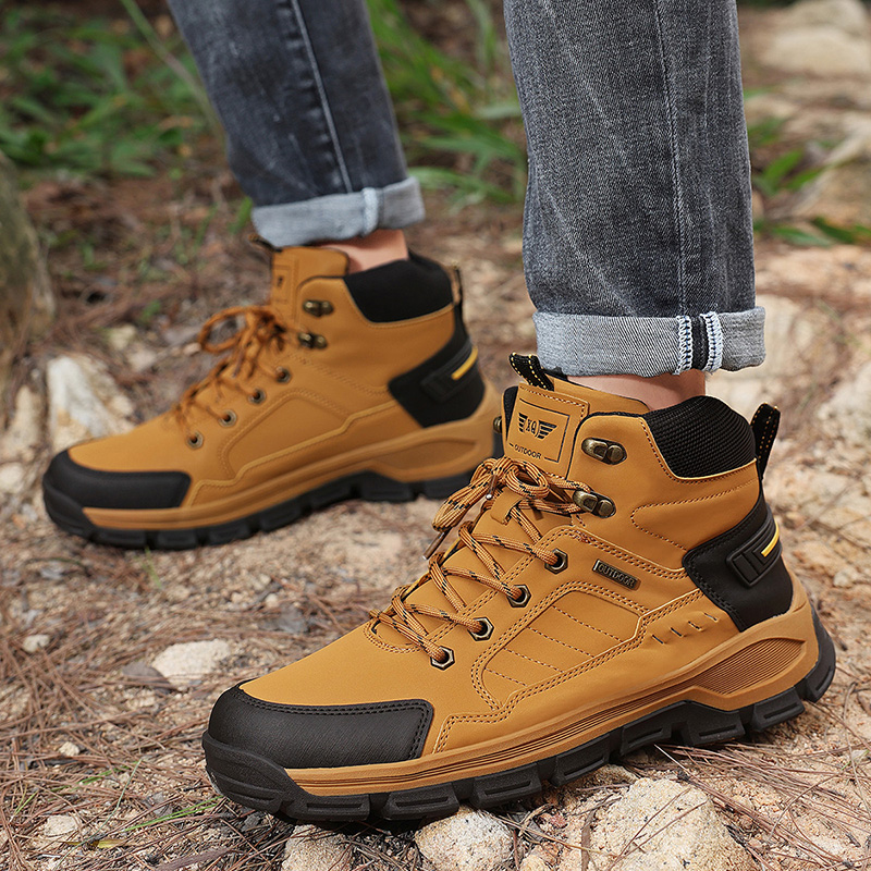 Novo outono botas masculinas m - Hiking Boot Waterproof avaliação e preço