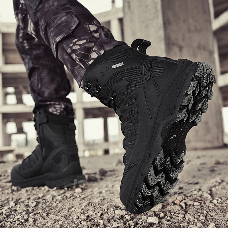 Novos homens botas táticas mar - Men'S Shoes Zipper avaliação e preço