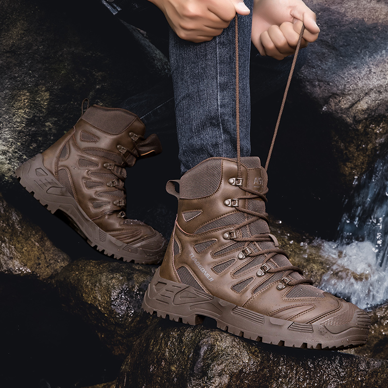 Botas táticas de caminhada ao  - Hiking Boot Waterproof avaliação e preço