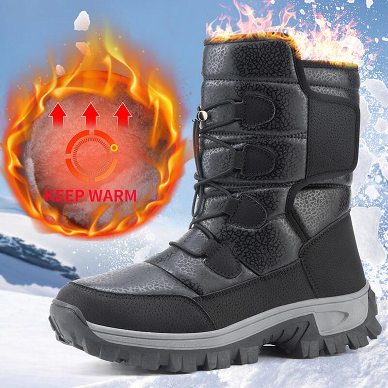 Novas Botas de Neve Masculinas - Hiking Boot Waterproof avaliação e preço