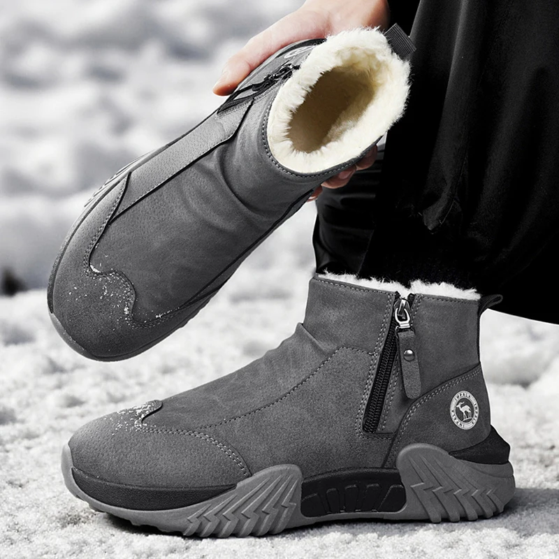 Botas de neve de inverno antid - Hiking Boot Waterproof avaliação e preço